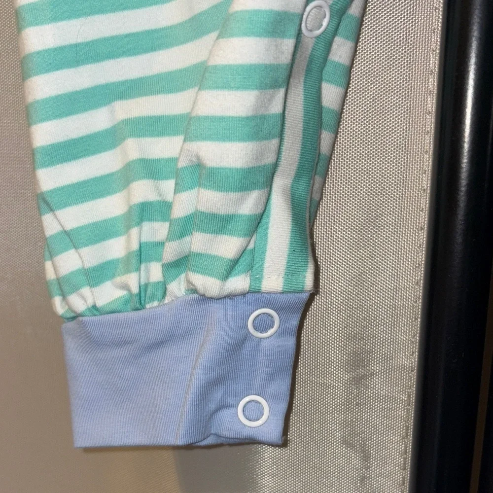 Annie & James Striped Baby Onesie